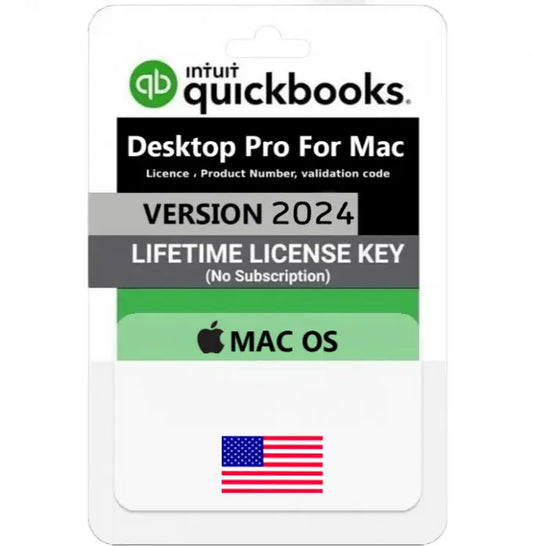 QuickBooks Desktop Pro 2024 For mac lifetime license not a Subscription